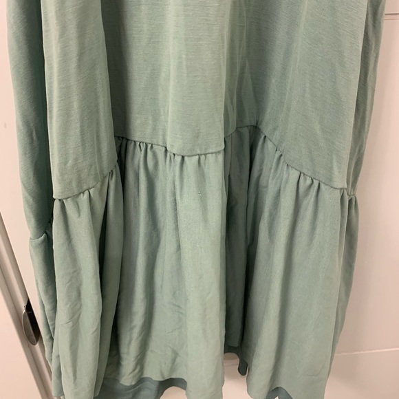 Kimchi‎ Blue Smocked Teal Tank Top Blue Green - Picture 2 of 5